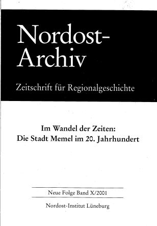 Stadt Memel Nordost-Archiv