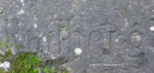 Name Rudberg on tomb stone