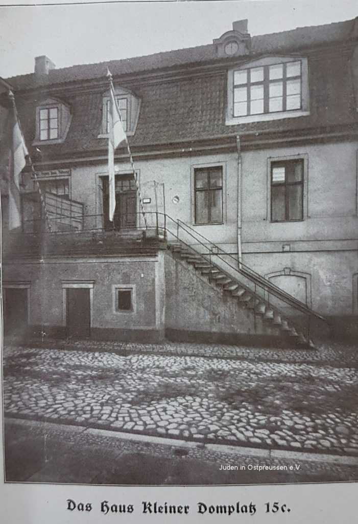 Vereinsheim Jüdischer Studenten in Königsberg