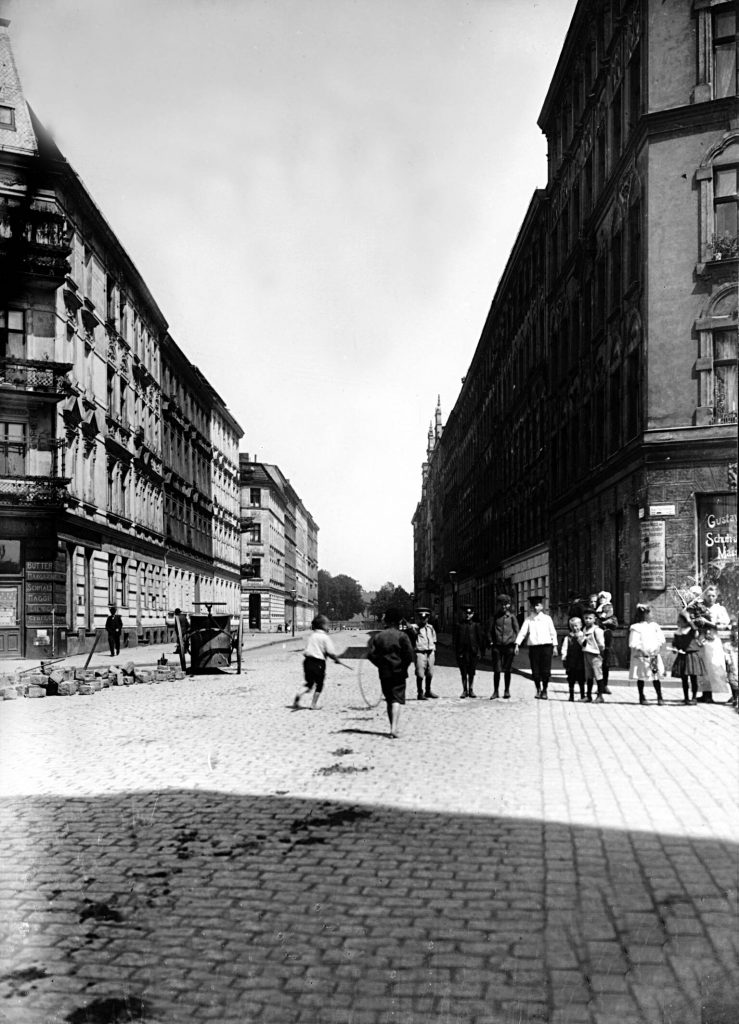 Plantage street in Königsberg